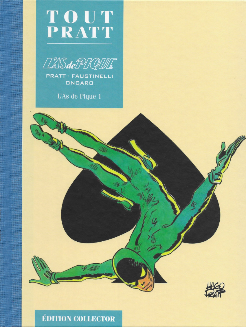 As de Pique (L') - Série Tout Pratt par Mario Faustinelli, Alberto Ongaro et Hugo Pratt - Couverture