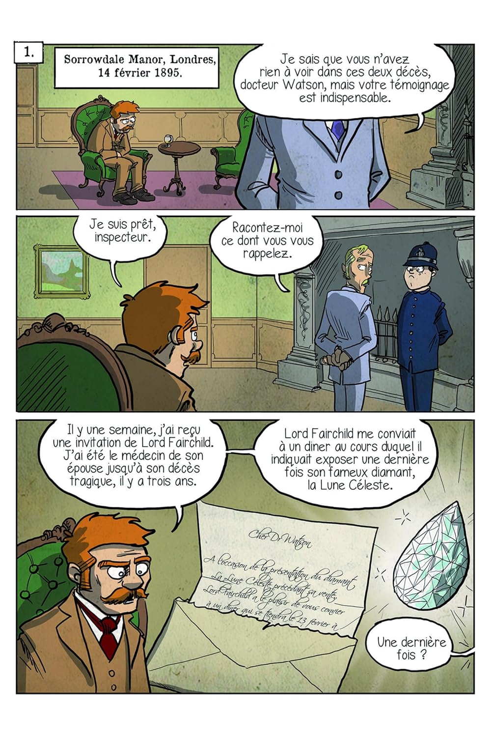 Sherlock Holmes - Mystère à Sorrowdale Manor - Extrait 1