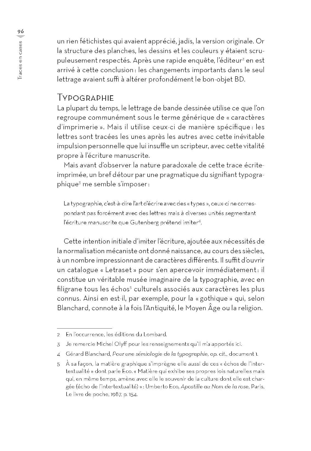 Traces en cases - Travail graphique, figuration narrative et participation du lecteur - Extrait 1