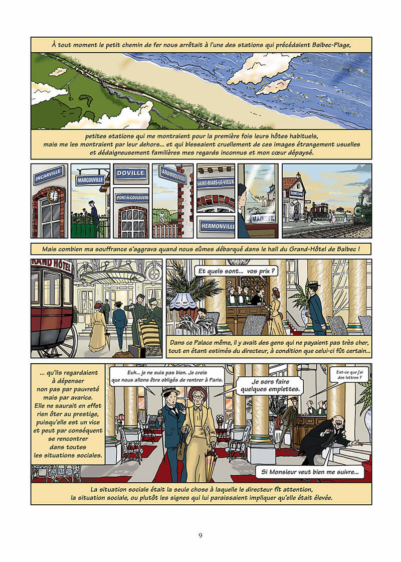 À l'ombre des jeunes filles en fleurs - Première partie - Extrait 1