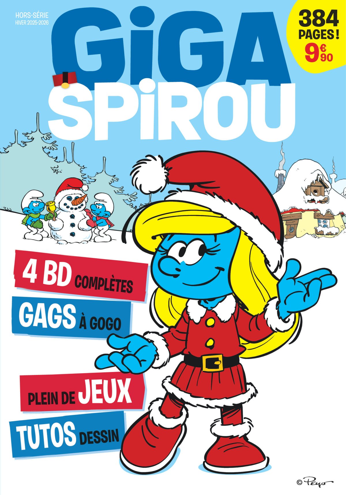 Giga Spirou Hiver 2025-2026 - Série Giga Spirou - Couverture