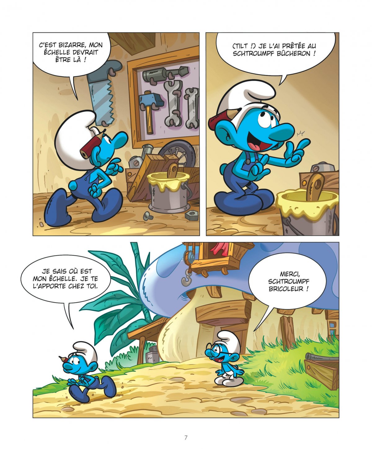 Schtroumpf qui ne voulait pas prêter ses affaires (Le) - Extrait 1
