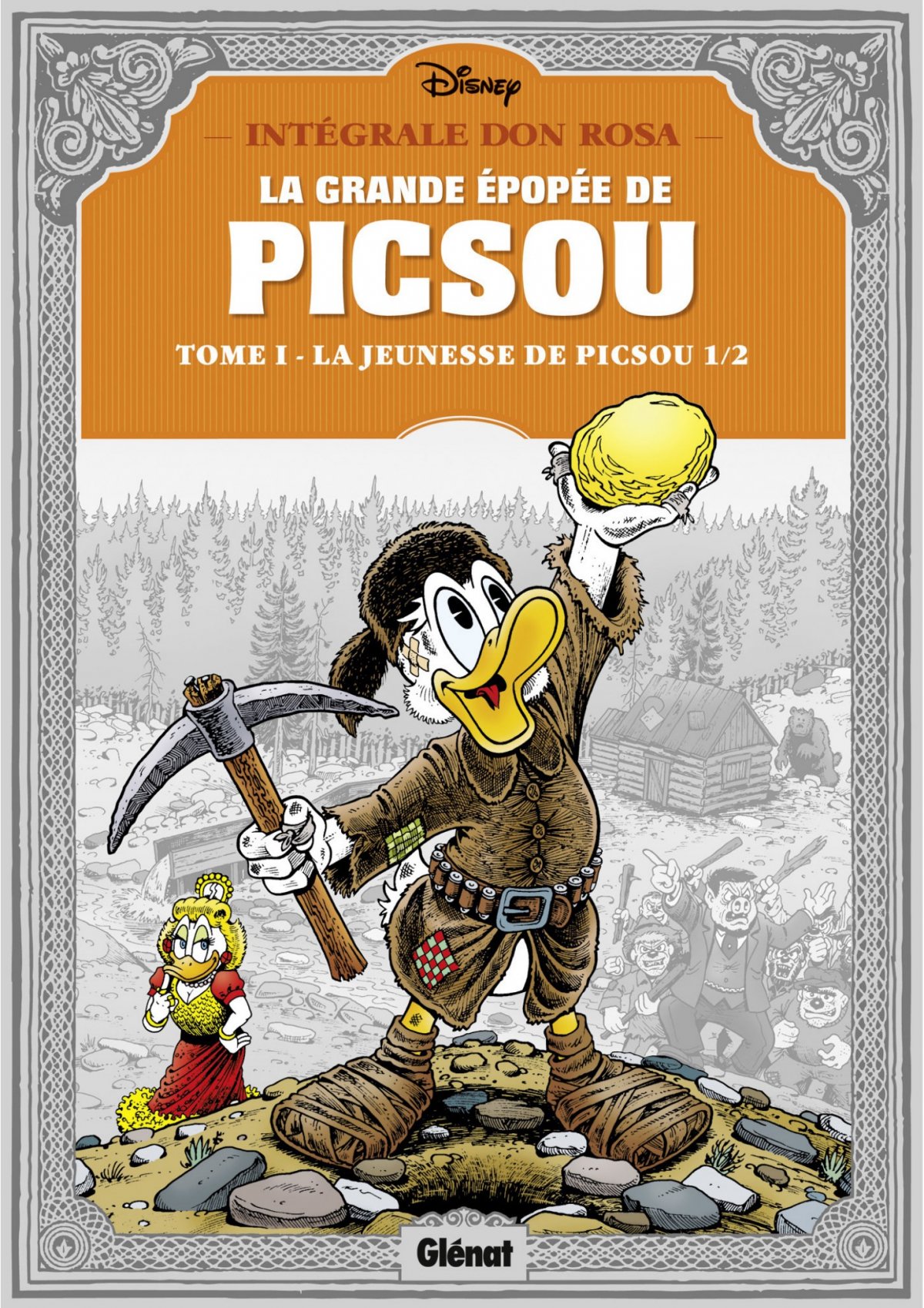 Jeunesse de Picsou (La) - 1/2 - Série Grande épopée de Picsou (La) par Don Rosa - Couverture