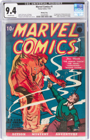 1,26 millions de dollars pour le premier Marvel Comics
