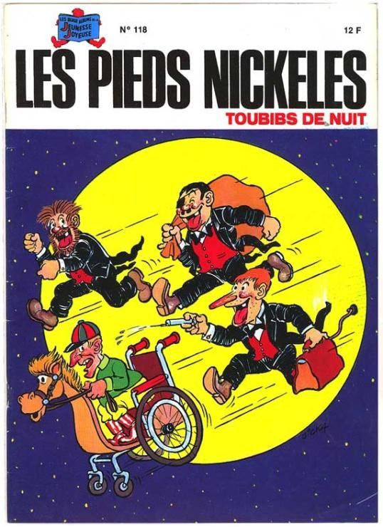 Pieds Nickelés toubibs de nuit (Les) - Série Pieds Nickelés (Les) par André Manguin et Jacques Kalaydjian / Jicka - Couverture