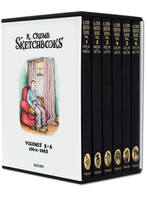 Taschen complète son édition des sketchbooks de Robert Crumb