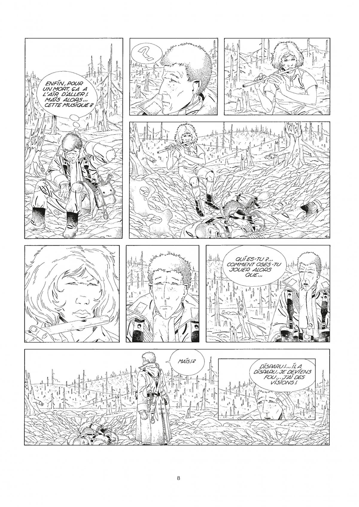 Comès, les romans noir et blanc - 1976-1984 - Extrait 1