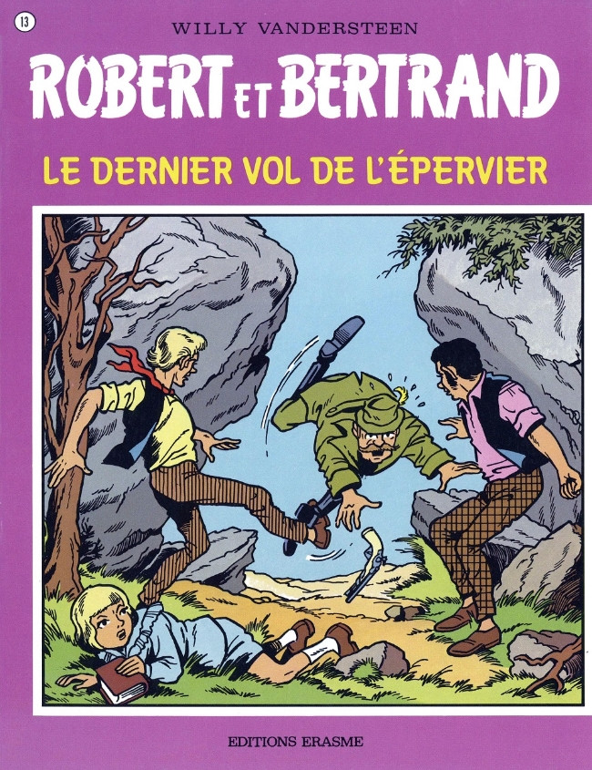 Dernier vol de l'épervier (Le) - Série Robert et Bertrand par Willy Vandersteen - Couverture