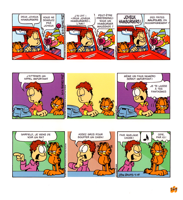 Garfield poids lourd 14 - Extrait 1