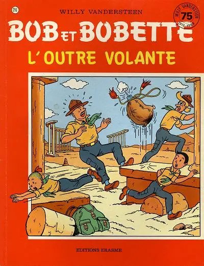 Outre volante (L') - Série Bob et Bobette par Willy Vandersteen - Couverture