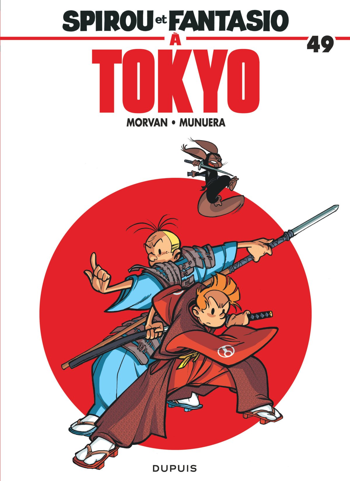Spirou et Fantasio à Tokyo - Série Spirou et Fantasio par Jean David Morvan et José Luis Munuera - Couverture
