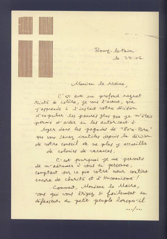 Correspondance des Trois Petits Cochons (Une) - Extrait 1