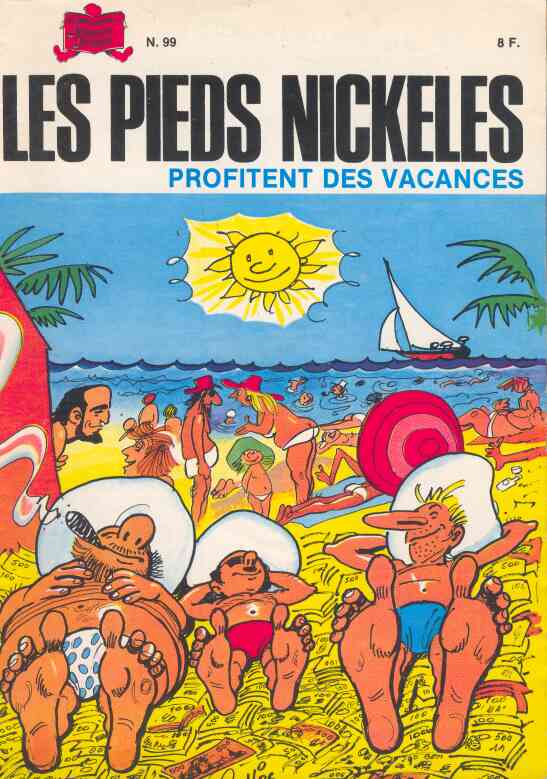 Pieds Nickelés profitent des vacances (Les) - Série Pieds Nickelés (Les) par Jean-Paul Tibéri et René Pellos - Couverture