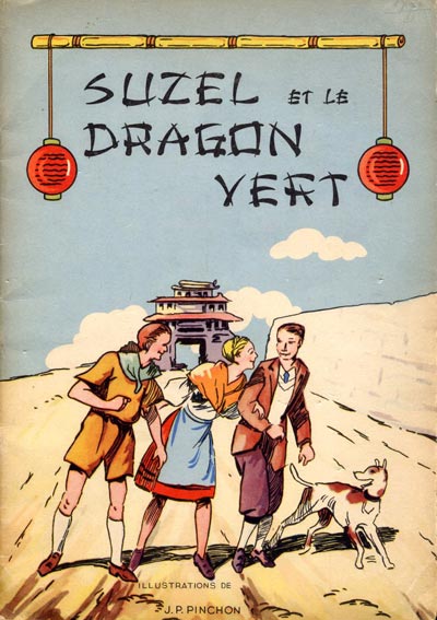 Suzel et le dragon vert - Série Suzel par Raunay et Joseph Porphyre Pinchon - Couverture