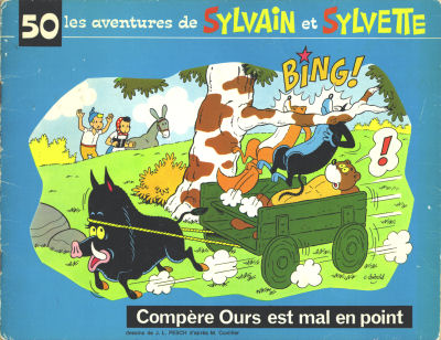 Compère ours est mal en point - Série Sylvain et Sylvette par Jean-Louis Pesch - Couverture