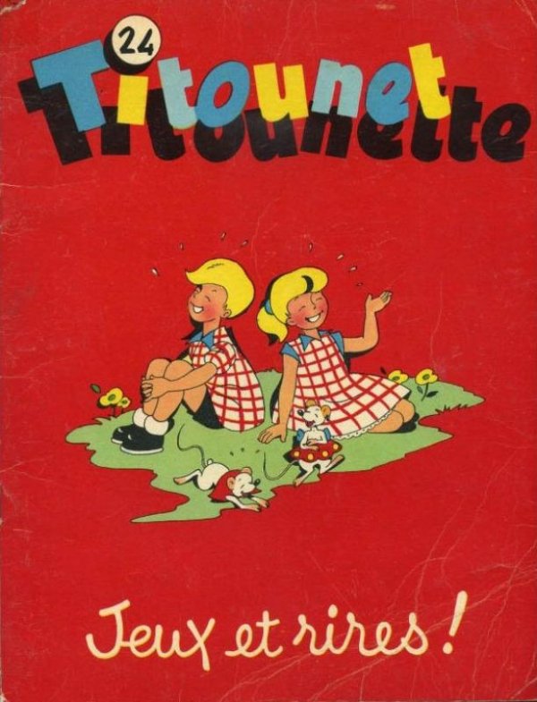 Jeux et rires ! - Série Titounet et Titounette par Marie-Mad Bourdin - Couverture