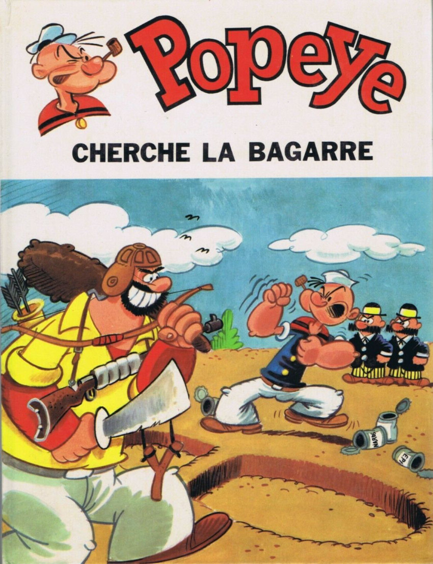 Cherche la bagarre - Série Popeye (Les Aventures de) par Bud Sagendorf - Couverture