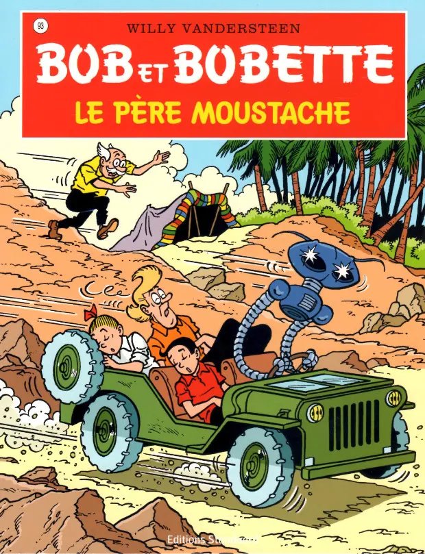 Père Moustache (Le) - Série Bob et Bobette par Willy Vandersteen - Couverture