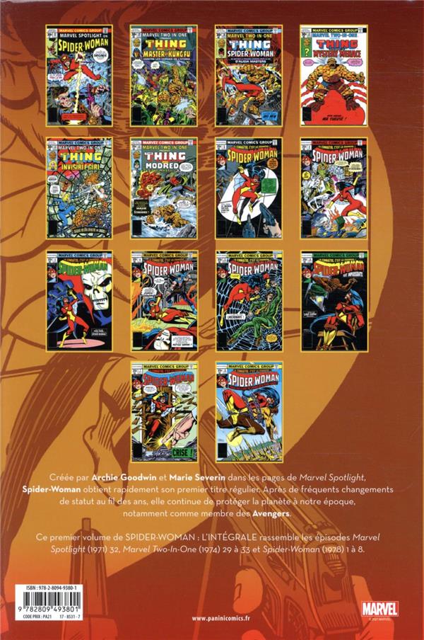 Spider-Woman Intégrale 1977-1978 - Extrait 1