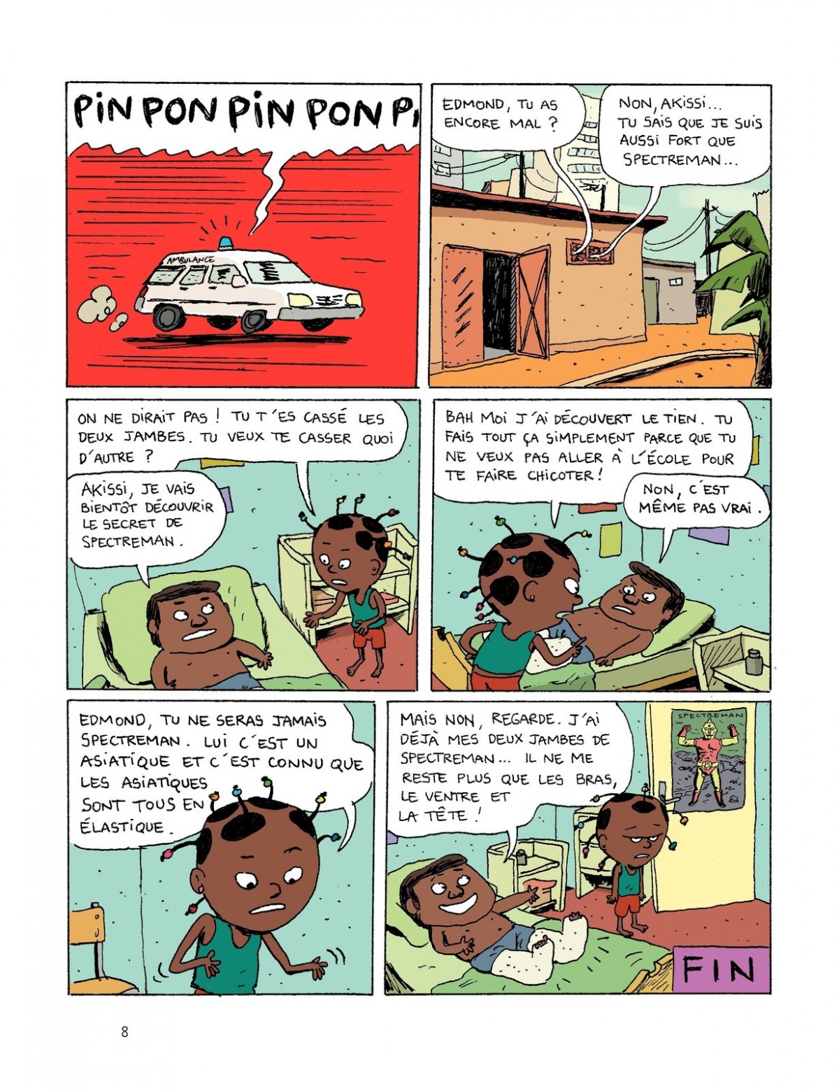 Super-héros en plâtre - Extrait 1