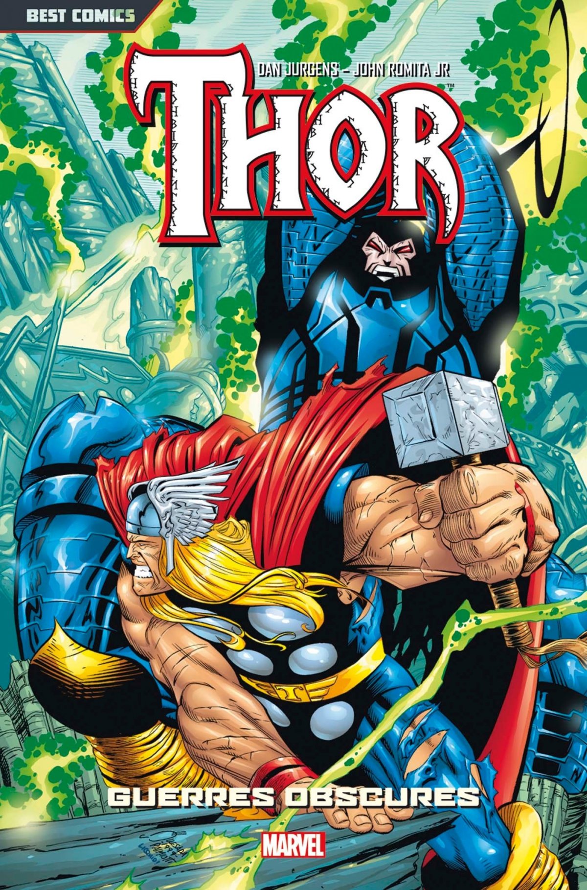Guerres obscures - Série Thor par Howard Mackie, Dan Jurgens et John Romita Junior - Couverture