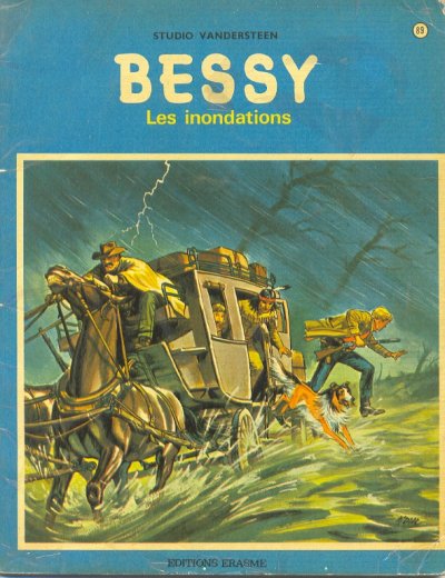 Les inondations - Série Bessy par Willy Vandersteen - Couverture