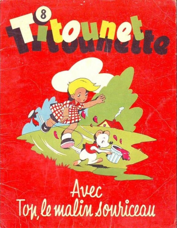 Titounet et Titounette avec Top, le malin souriceau - Série Titounet et Titounette par Marie-Mad Bourdin - Couverture