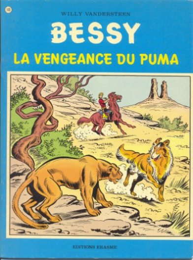 La vengeance du puma - Série Bessy par Willy Vandersteen - Couverture