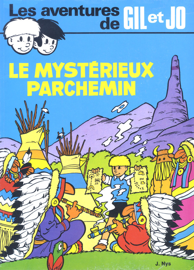 Le mystérieux parchemin - Série Gil et Jo (Les aventures de) par Jef Nys - Couverture