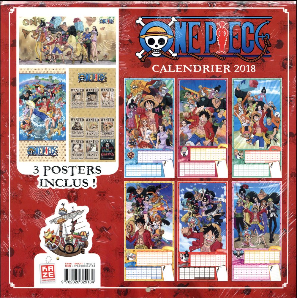 One Piece - Calendrier 2018 - Extrait 1