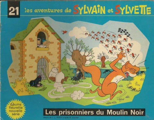Prisonniers du Moulin Noir (Les) - Série Sylvain et Sylvette par Jean-Louis Pesch - Couverture