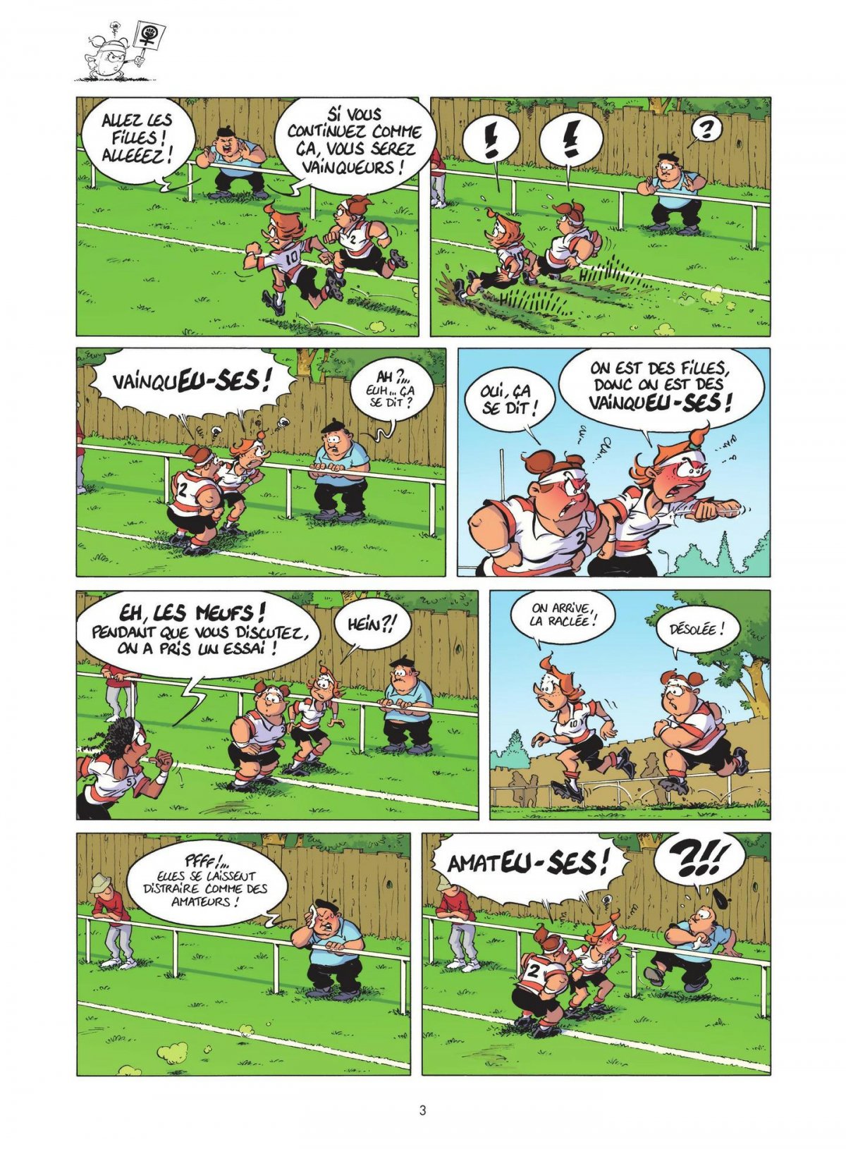 Rugby, c'est un sport de gonzesses ! (Le) - Extrait 1