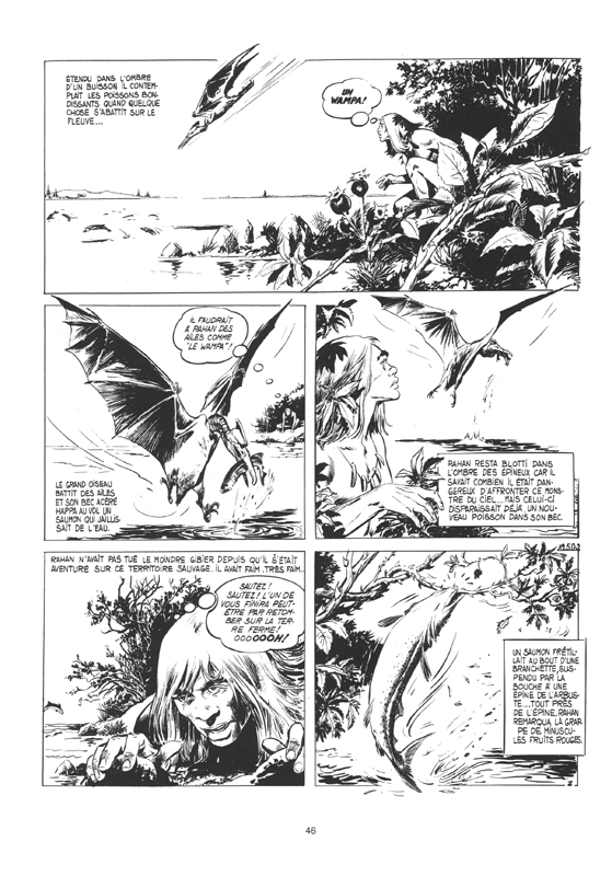 Rahan - Intégrale Noir et Blanc 5 volumes 1 - Extrait 1