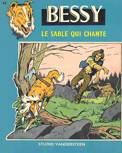 Le sable qui chante - Série Bessy par Willy Vandersteen - Couverture