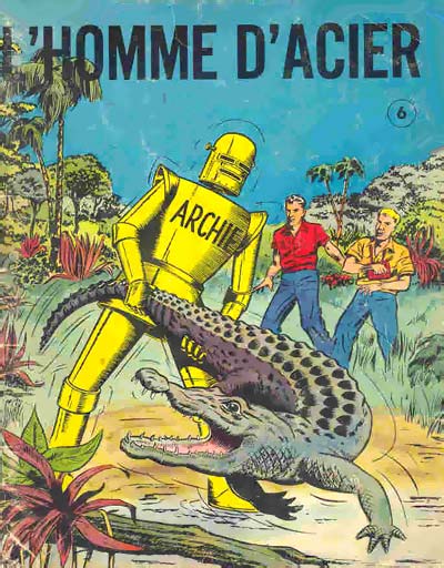 Ville inca (La) - Le Crabe de feu - Série Archie l'homme d'acier par Ted Cowan - Couverture