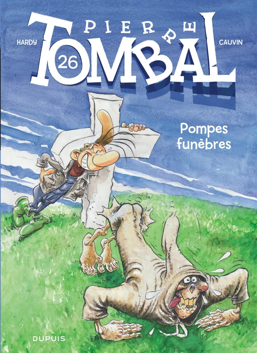 Pompes funèbres - Série Pierre Tombal par Raoul Cauvin et Marc Hardy - Couverture