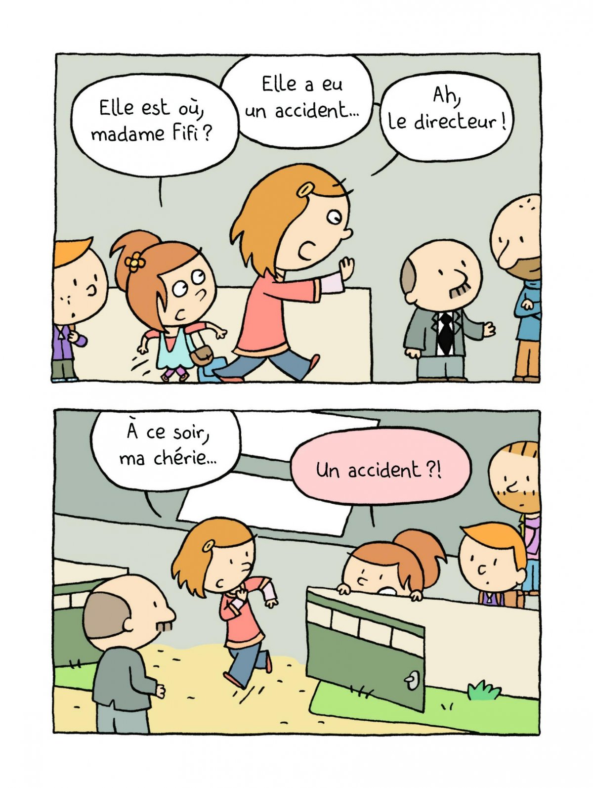 Léa ne veut pas rester à l'école après la classe - Extrait 1