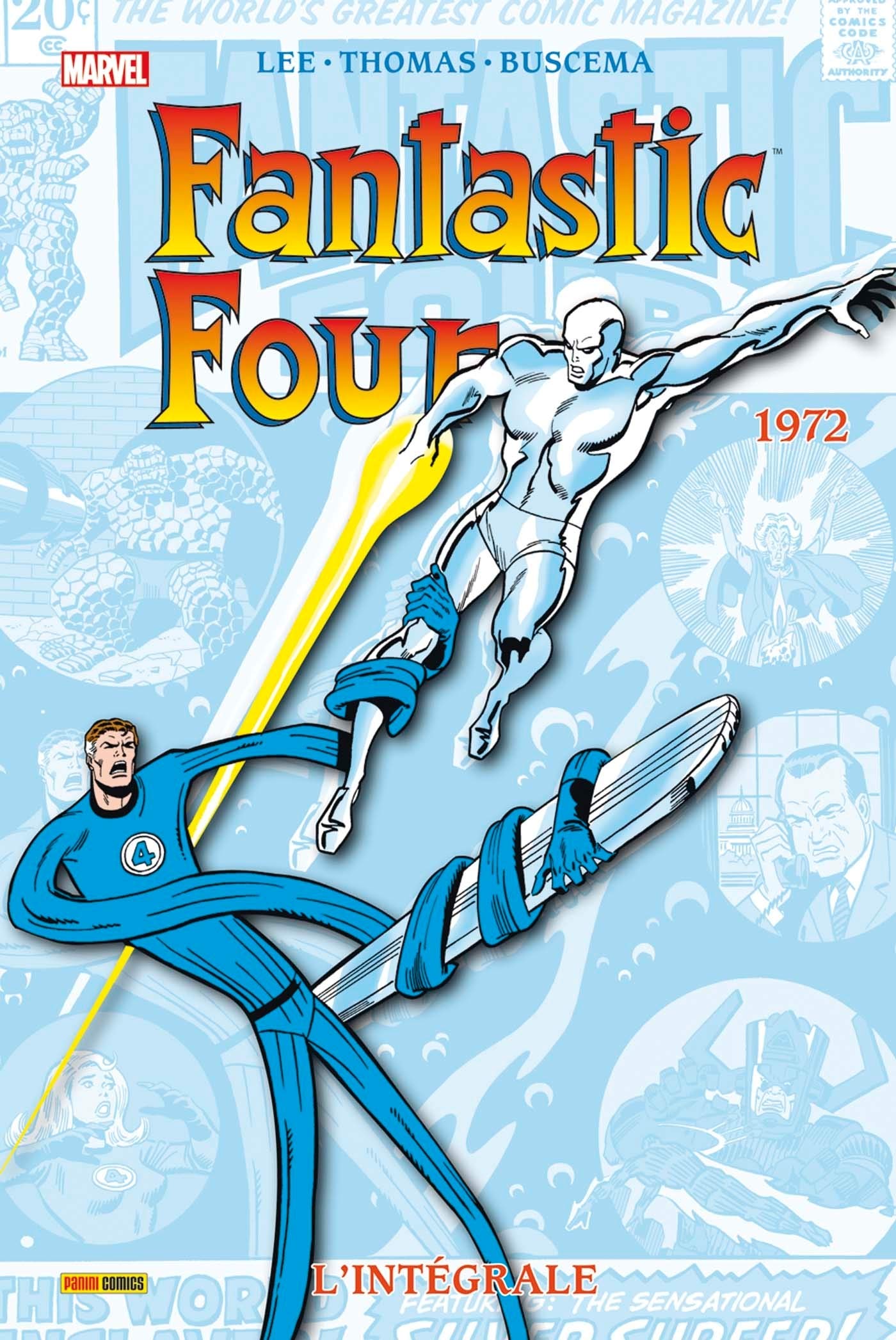 Fantastic Four Intégrale 1972 - Série Fantastic Four Intégrale par Roy Thomas, Archie Goodwin, Stan Lee, Jim Mooney, Joe Sinnott et John Buscema - Couverture