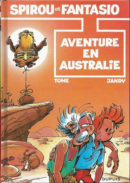 Aventure en Australie - Série Spirou et Fantasio par Tome et Janry - Couverture