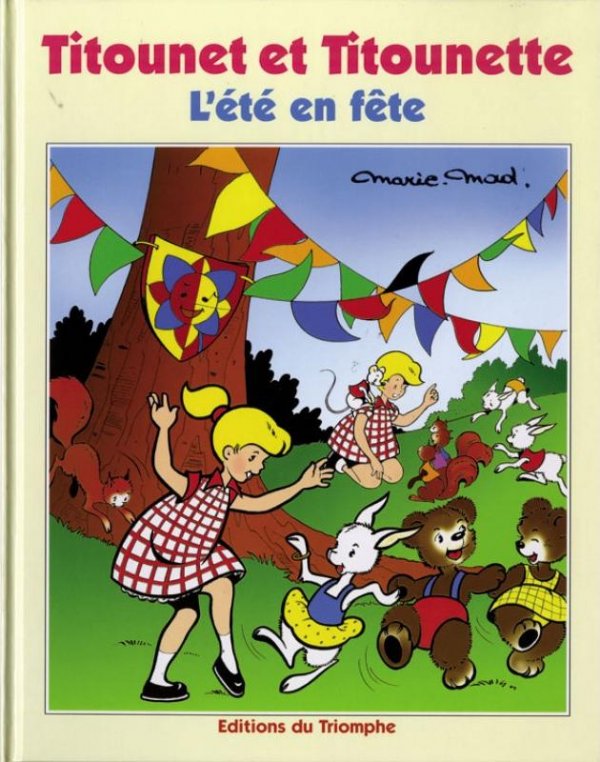 Eté en fête (L') - Série Titounet et Titounette par Marie-Mad Bourdin - Couverture