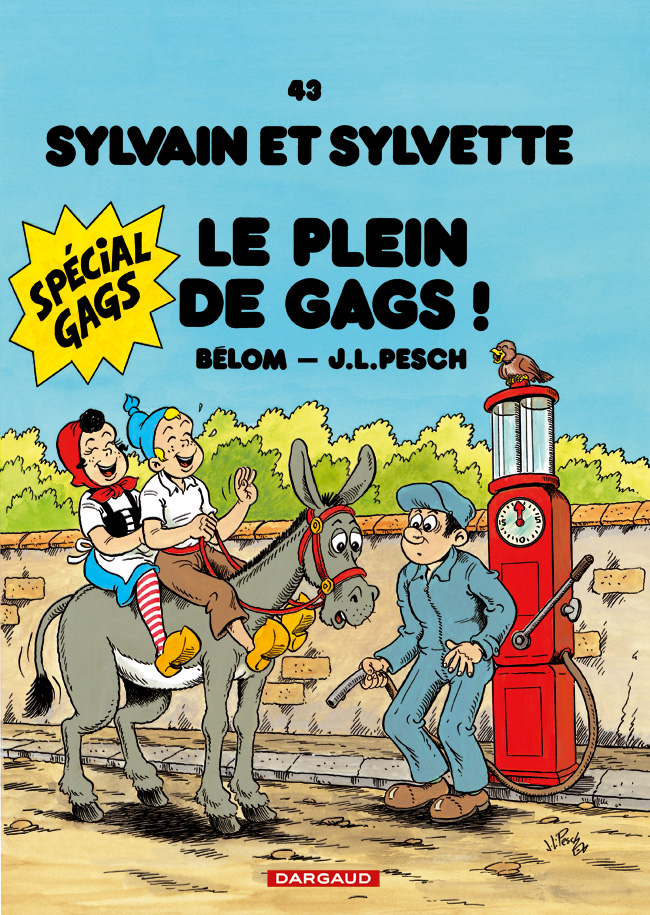 Plein de gags (Le) - Série Sylvain et Sylvette par Bélom et Jean-Louis Pesch - Couverture
