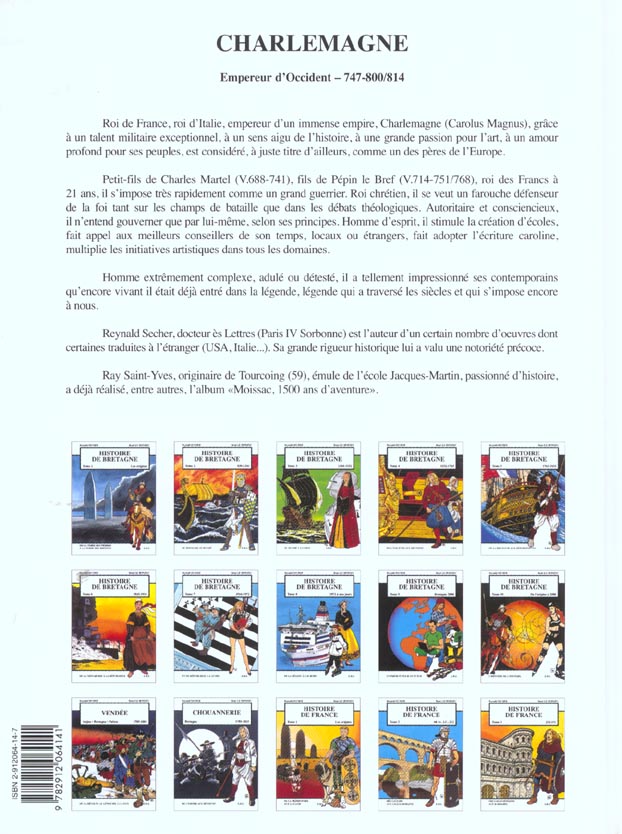 Charlemagne - Empereur d'Occident 747-800/814 - Extrait 1