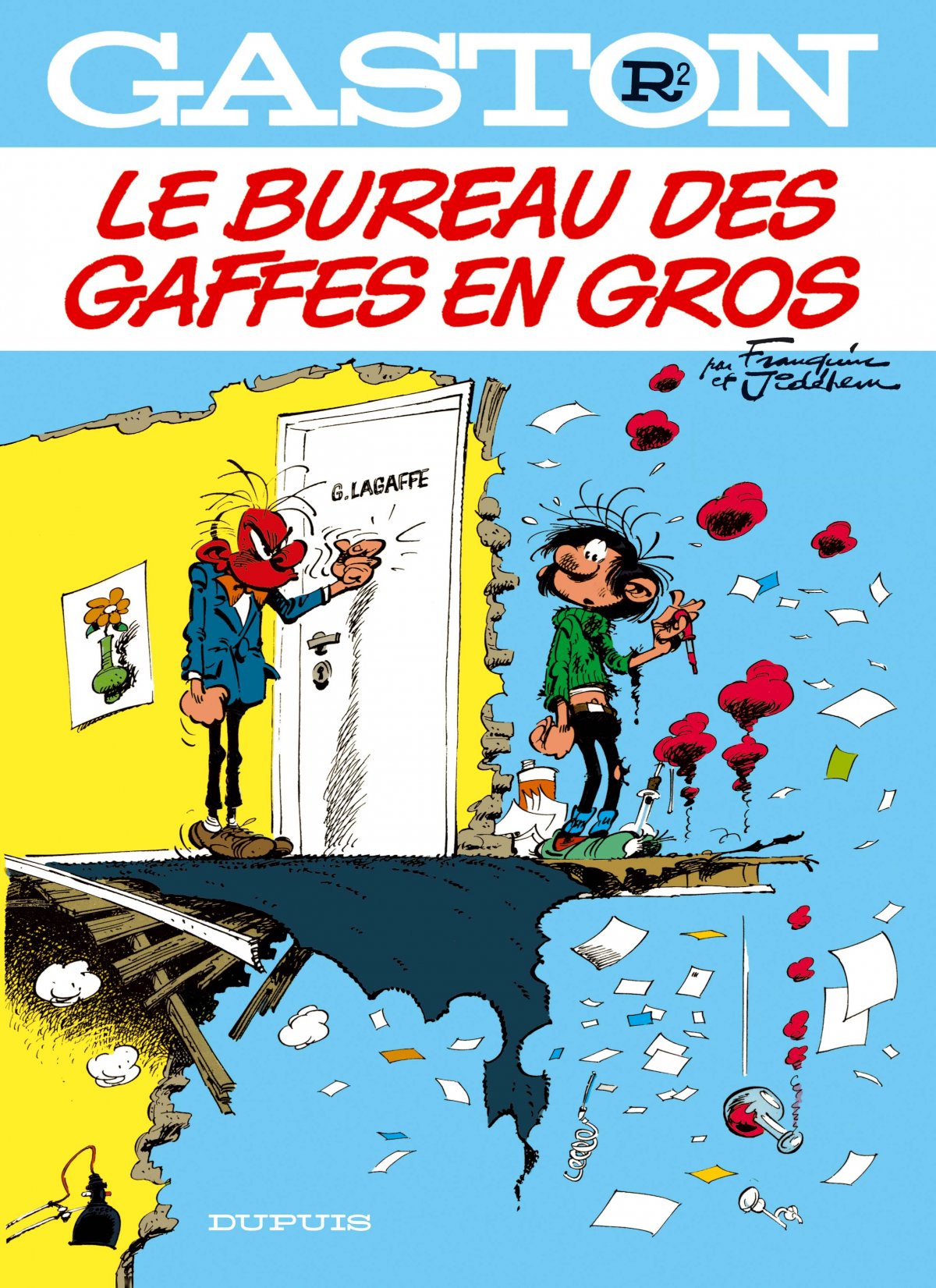 Bureau des gaffes en gros (Le) - Série Gaston (série classique) par André Franquin et Jidéhem - Couverture