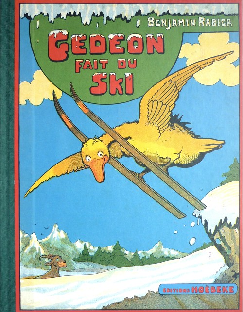 Gédéon fait du ski - Série Gédéon par Benjamin Rabier - Couverture