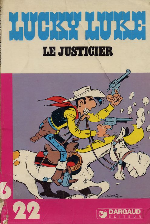 Justicier (Le) - Série Lucky Luke par René Goscinny et Morris - Couverture