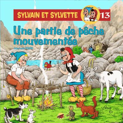 Partie de pêche mouvementée (Une) - Série Sylvain et Sylvette par Jean-Louis Pesch - Couverture