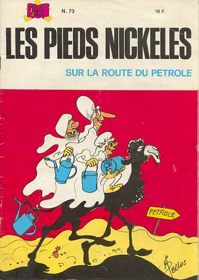 Pieds Nickelés sur la route du pétrole (Les) - Série Pieds Nickelés (Les) par J.P. Moraine et René Pellos - Couverture
