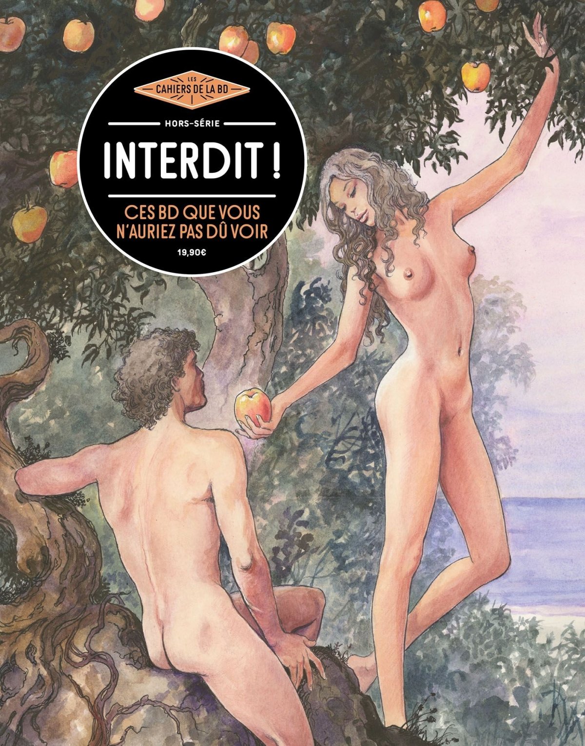 Interdit ! - Série Cahiers de la bande dessinée (Les) par Gudule, José Cuneo, Bernard Joubert, Jacques Géron, Kiki Picasso, U-Jin, Reed Man, Xavier Löwenthal, Frédéric Jannin, Enrique Sanchez Abuli, Guido Crepax, Georges Pichard, Siné et Jordi Bernet - Couverture