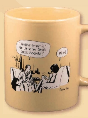 Delcourt offre des mugs collectors dessinées par Boulet et Bastien Vivès