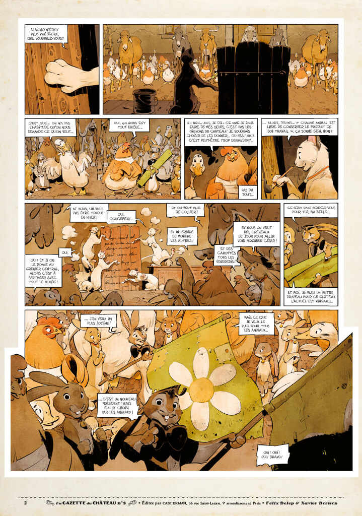 Château des animaux (Le) - Gazette 8 - Extrait 1